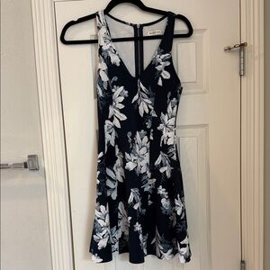 Abercrombie & Fitch Navy Floral Mini Dress